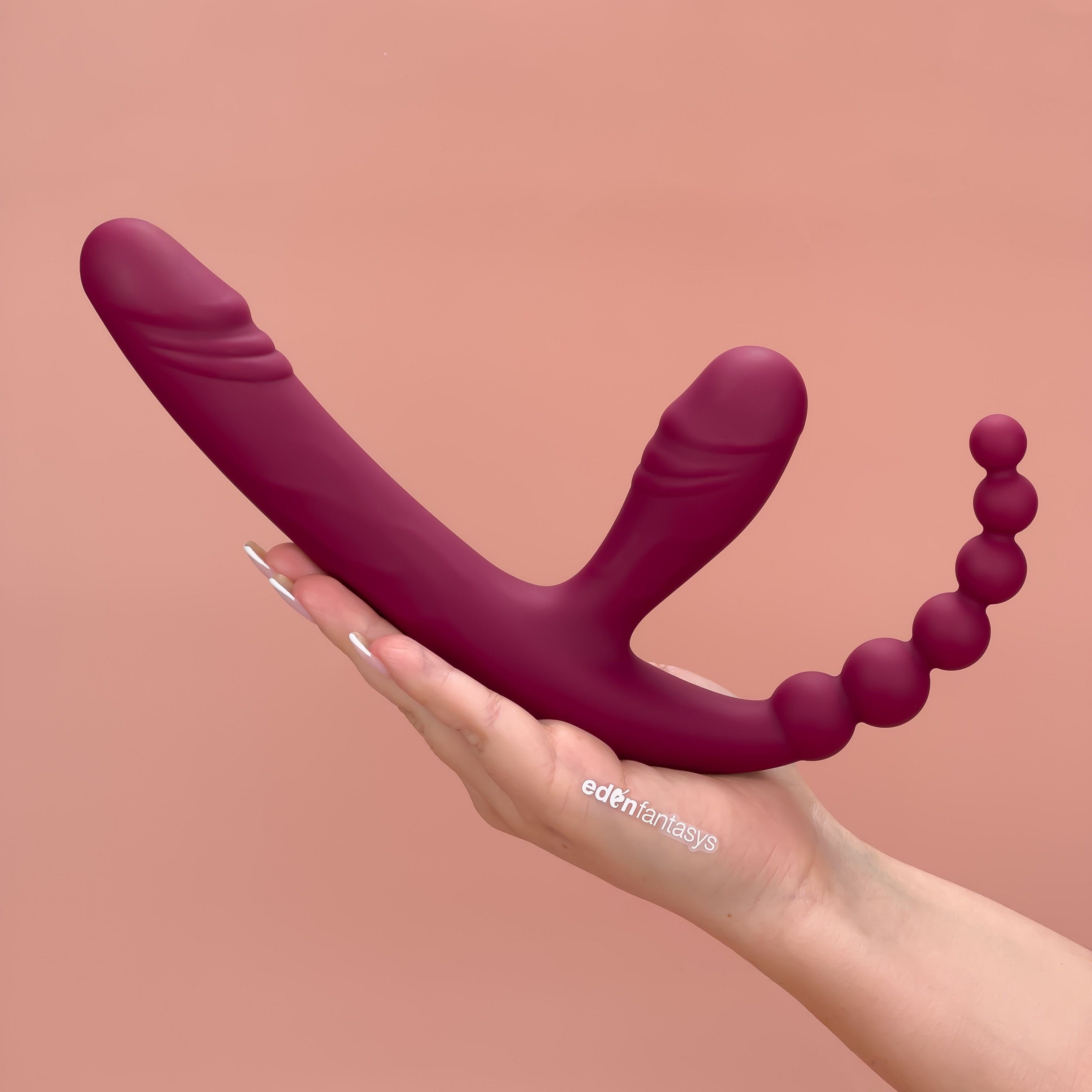 Three Way Love Dp Strapless Strap On product image 3