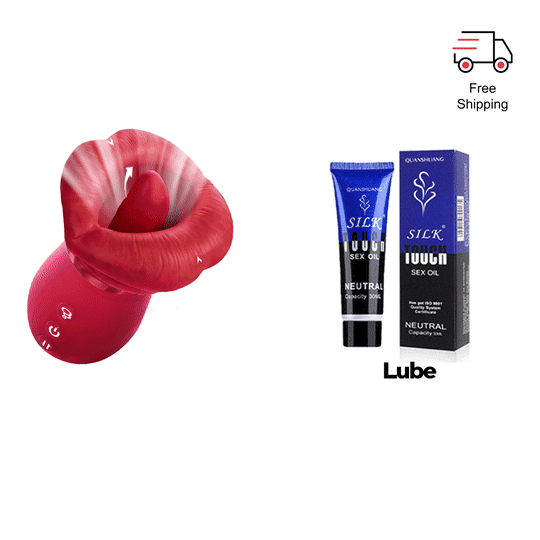 Elira - Intimate Massager with Tongue-Style Sensation side view and design details