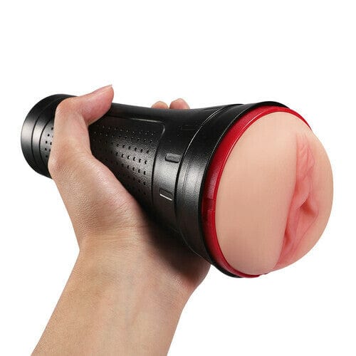 2 IN1 Vibrating & Realistic Vagina Fleshlight Masturbator-IntimiLife