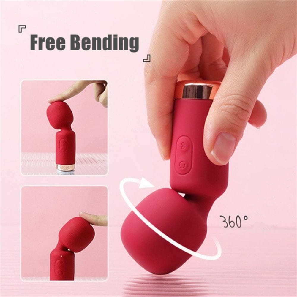 Vibrator in hand demonstrating discreet portable design