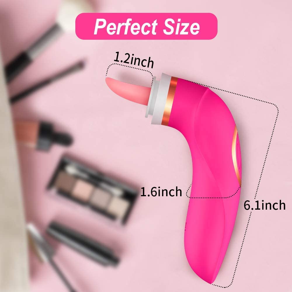 intimilife - Clitoral Sucking Licking Vibrator, G Spot Tongue Vibrator-IntimiLife