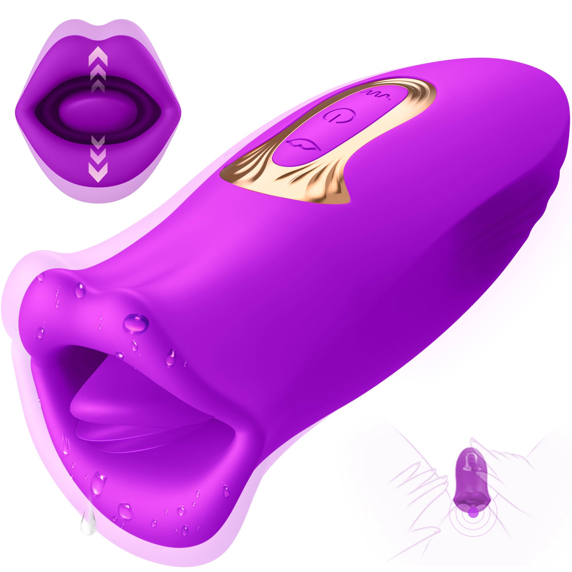 Rose Muncher 10 Biting & 10 Vibrating Modes Stimulate Nipple Clitoral Women Vibrator-IntimiLife
