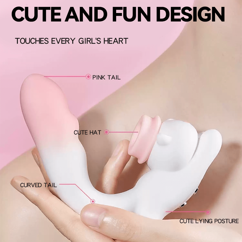 Cute Cat G-Spot and Clitoral Suction Stimulator-IntimiLife