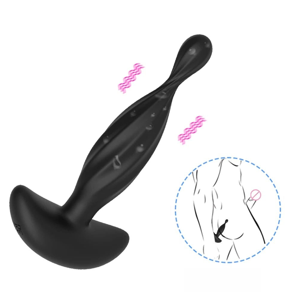 Anal Plug Vibrator Male Prostate Massager G-spot Masturbator-IntimiLife