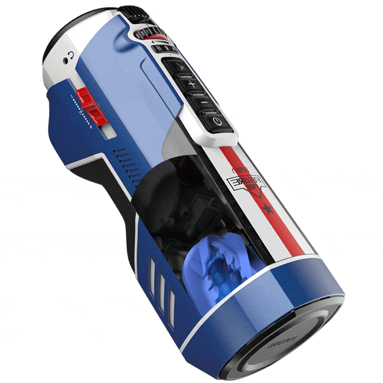 Heated male pleasure device with suction function