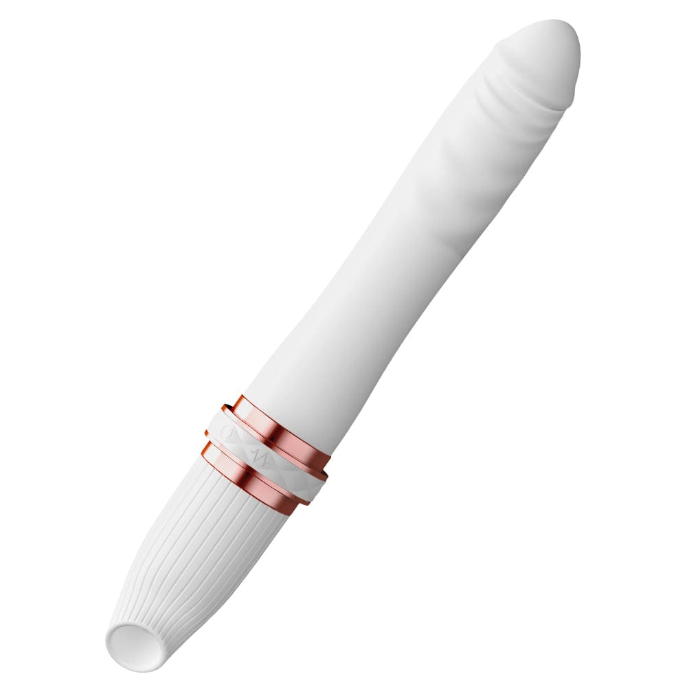 Vibrator in hand demonstrating compact size and ergonomic design