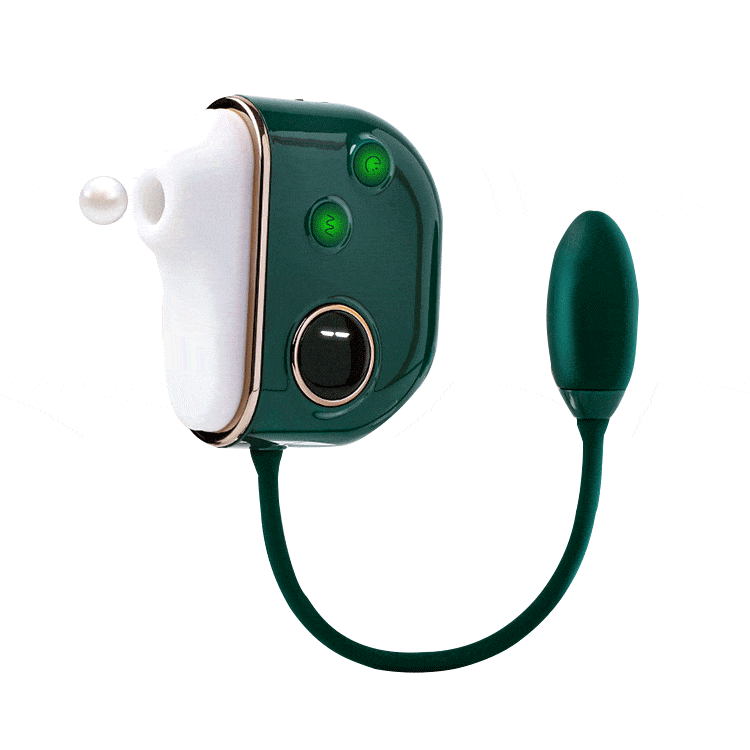 Smart vibrating egg with LCD display showing modes
