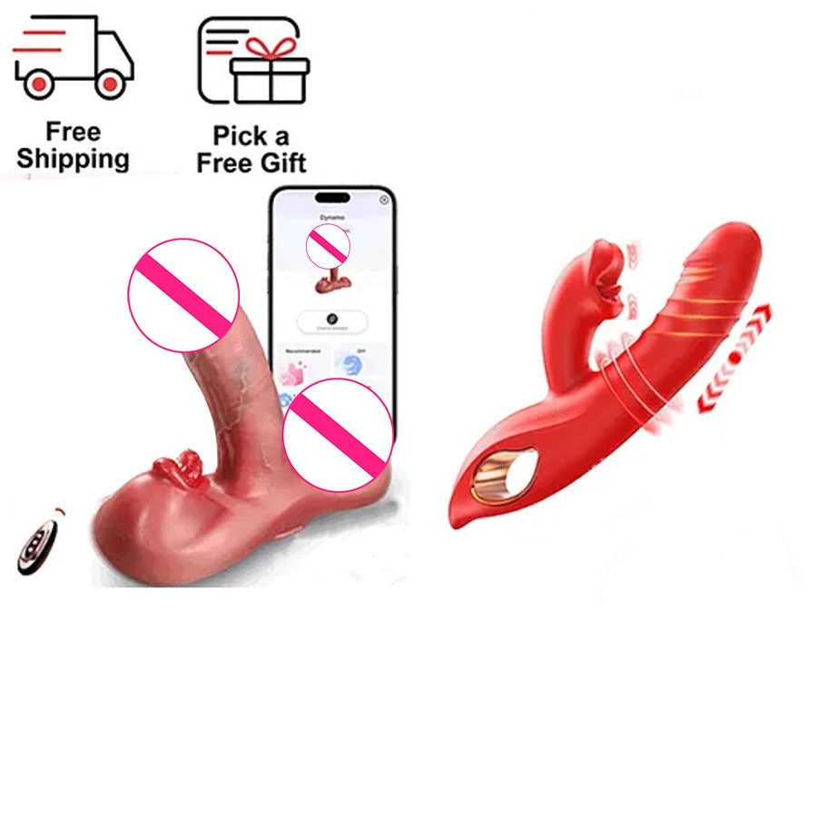 Dynamo Hands-Free Massager - 7.5" Thrusting & Heating Device features and controls