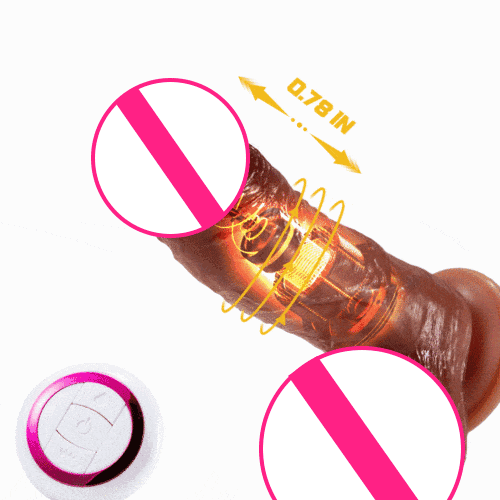 Massager G Spot Vibrators – Erupto - 8.86 Inches Thrusting & Swing Massager front product view