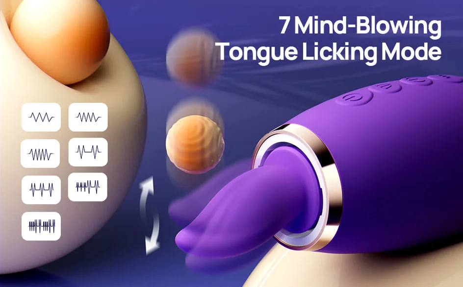 flicking tongue vibrator