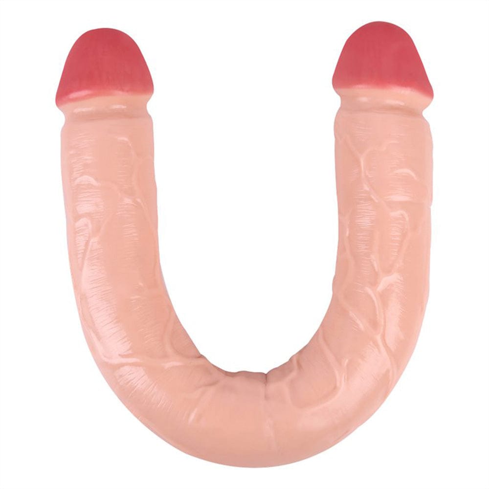 18.11‘’ Double-Ended Soft Silicone Simulated Anus Masturbation Dildo-IntimiLife