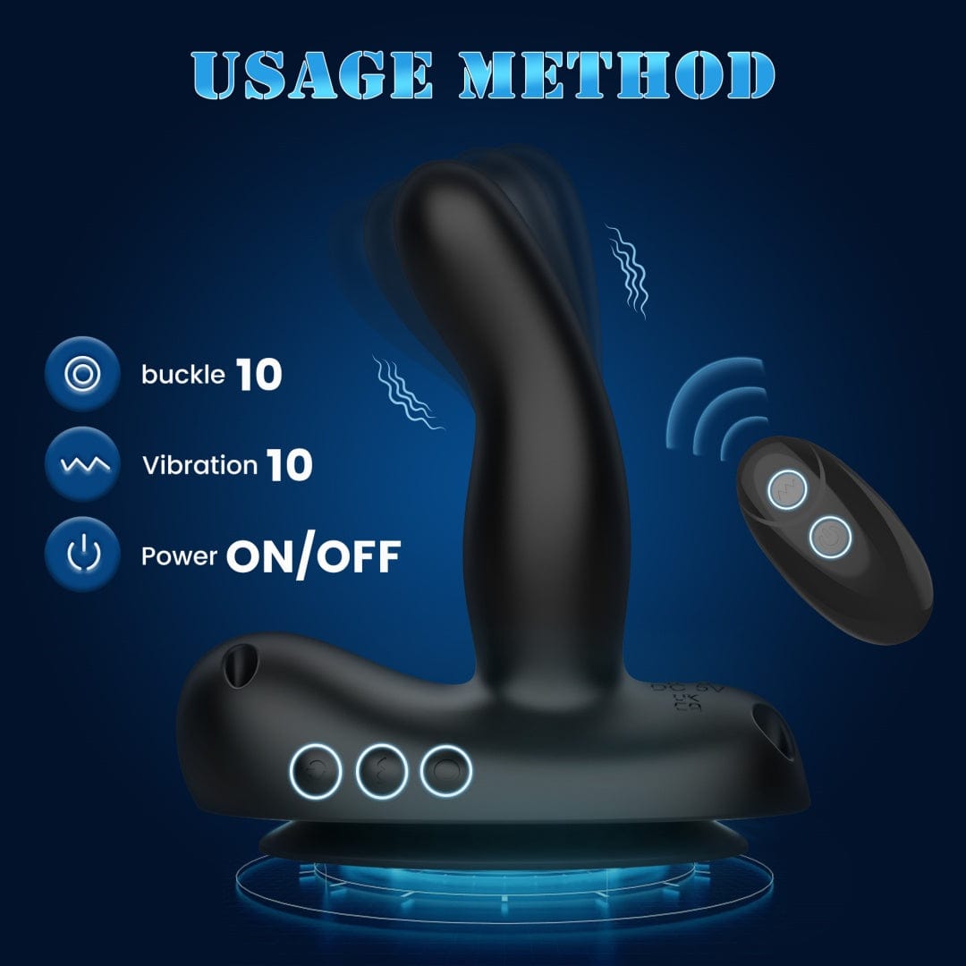 5.27‘’ Mini Saddle G Spot Prostate Vibrator With Suction Cup & Panty-IntimiLife