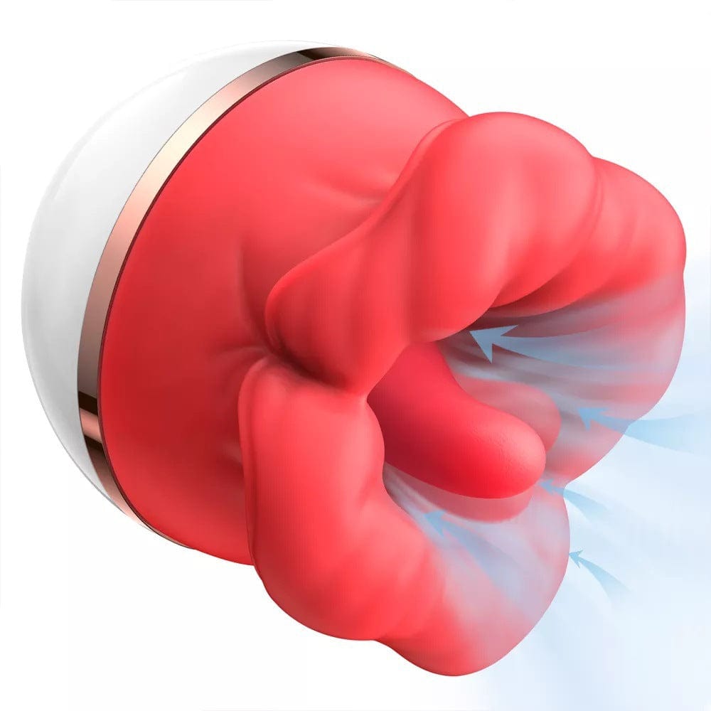 intimilife - Big-Mouth Tongue Sucking Female Masturbator Massager Rechargeable Vibrator-IntimiLife