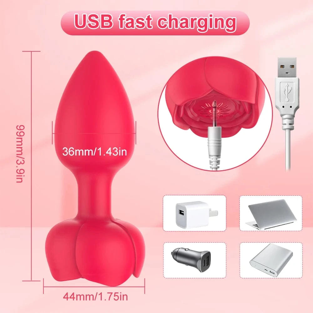 Remote Control Anal Plug Vibrating Male Masturbation Device-IntimiLife