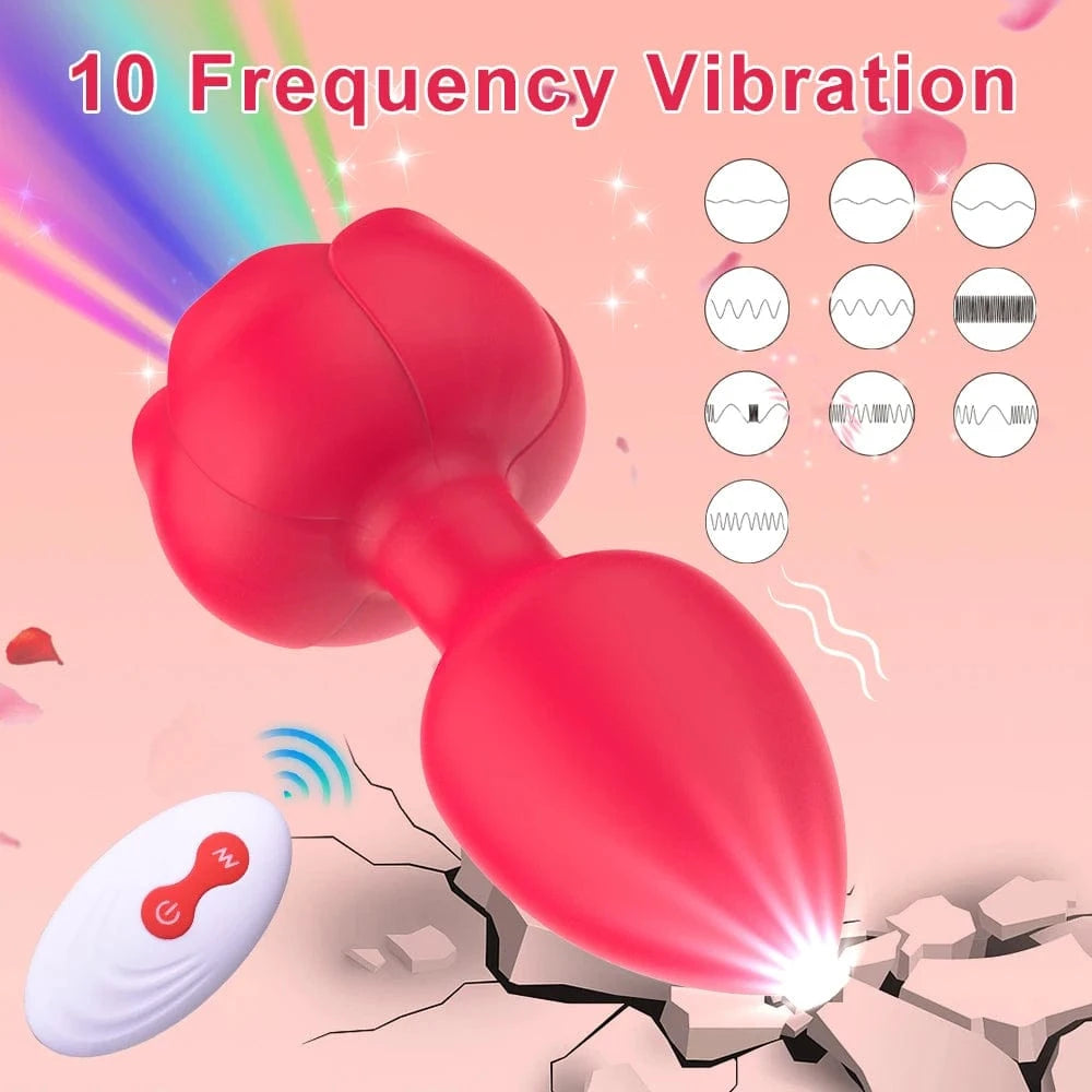Remote Control Anal Plug Vibrating Male Masturbation Device-IntimiLife