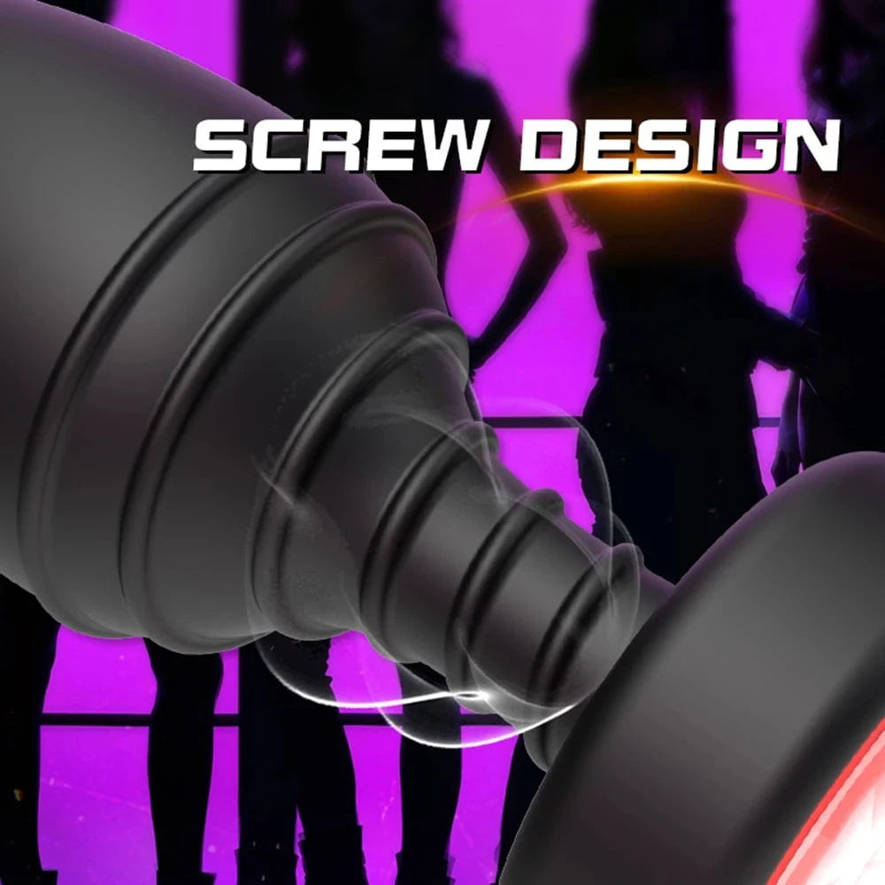 Luminous Anal Vibrator Wireless Remote Control Butt Plug-IntimiLife