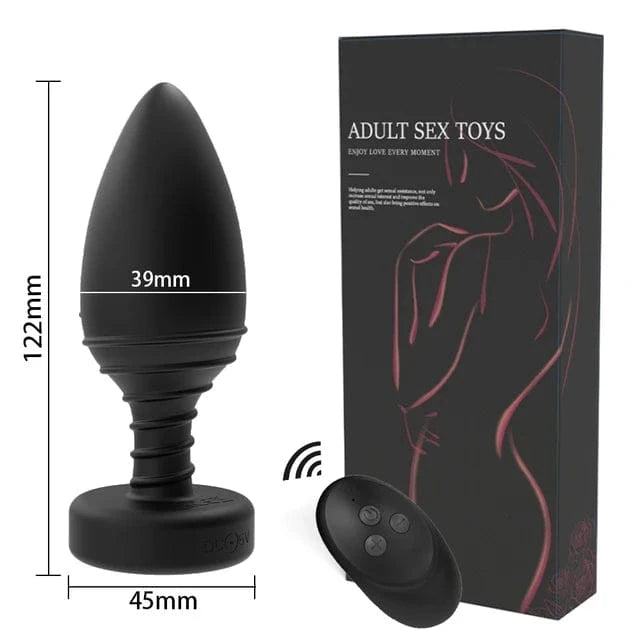 Luminous Anal Vibrator Wireless Remote Control Butt Plug-IntimiLife