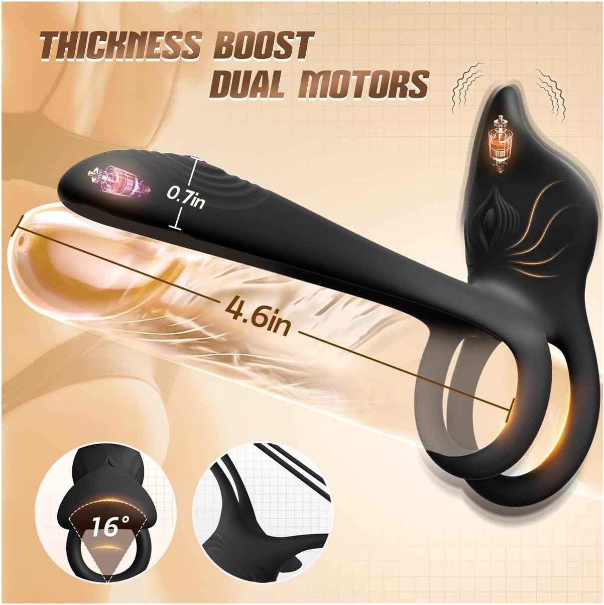 App & Remote Vibe Ring – G-Zone Massager