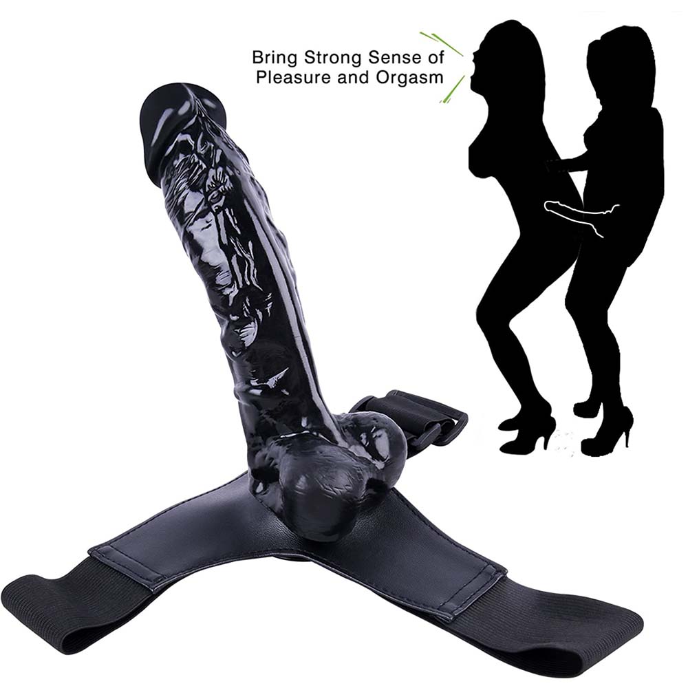 Product in use position demonstrating adjustable leather straps and comfort