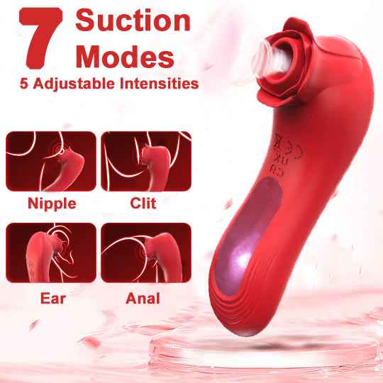Bloomy Rose - Suction Massager With Strong Pulses