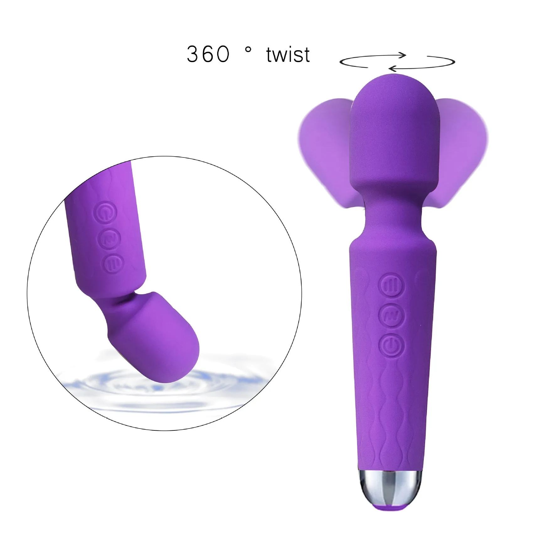 Product packaging with dimensions and charging cable included