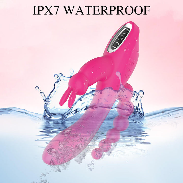 Double-Headed 3-Point Multi-Frequency Vibrating Masturbator-IntimiLife