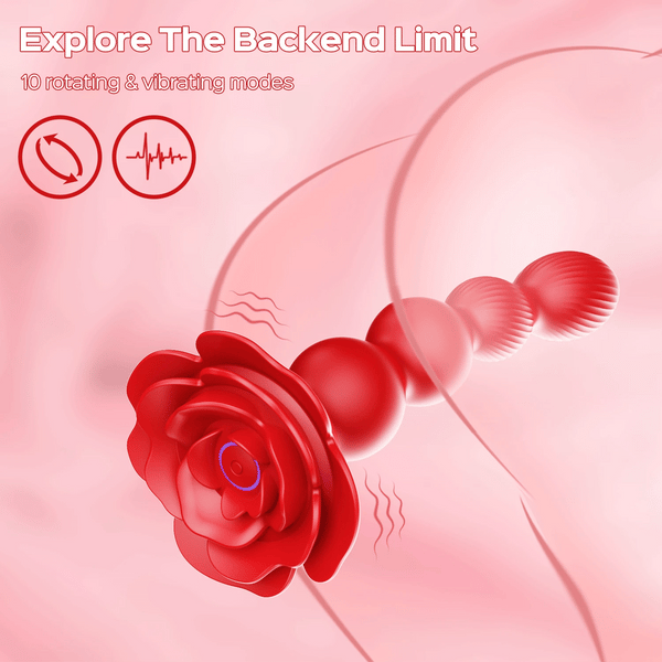 Waterproof anal beads suitable for shower or bath use in adult wellness