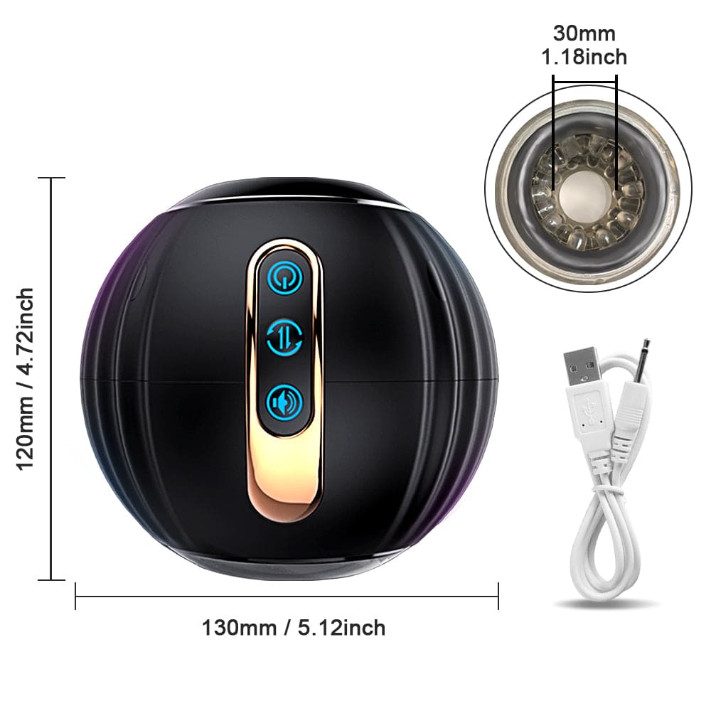 Pumpkin Bomb & Automatic Rotating Male Stroker Penis Stimulator-IntimiLife