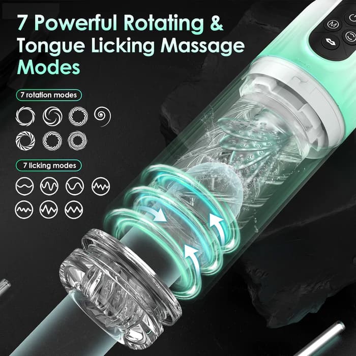 Close-up of 3D lifelike silicone sleeve with realistic texture details