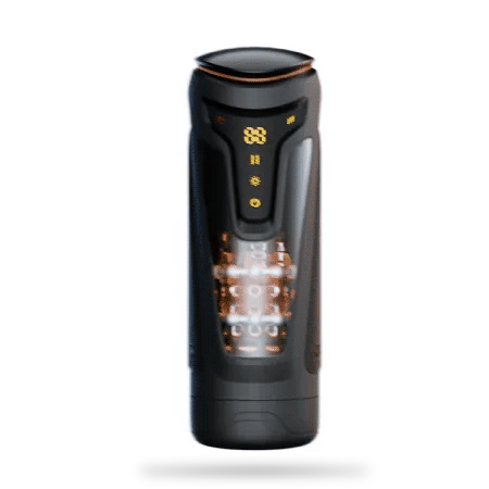 3-in-1 male stroker showing sleek design and controls