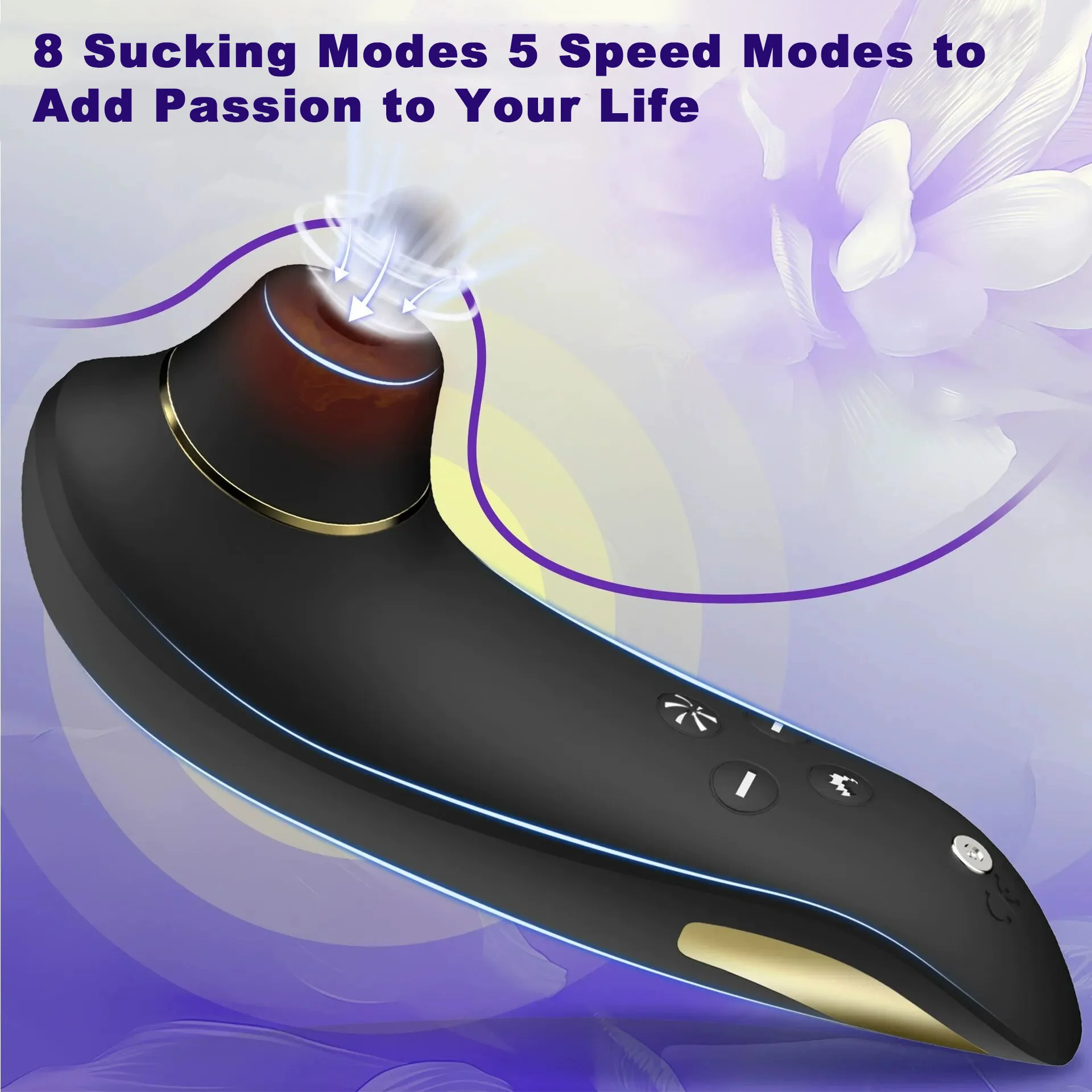 Product in use highlighting discreet size and comfortable handheld shape