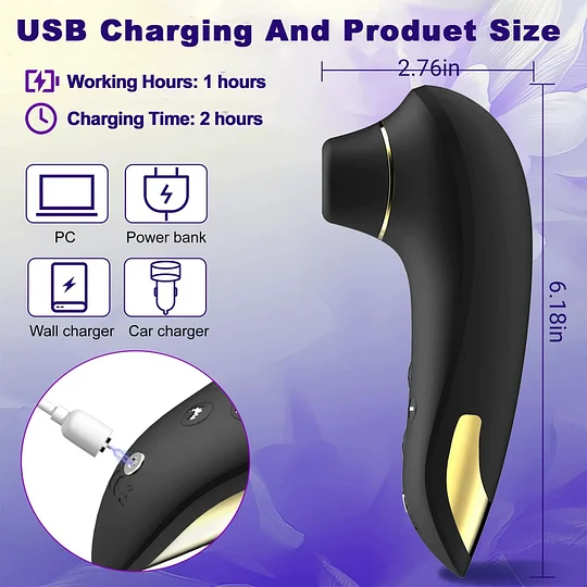 WomiX - Heated Clitoral Sucking Vibrator Sleek Design for Women-IntimiLife