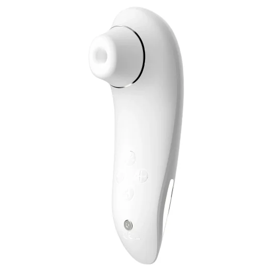 Vibrator displaying waterproof construction and USB charging port