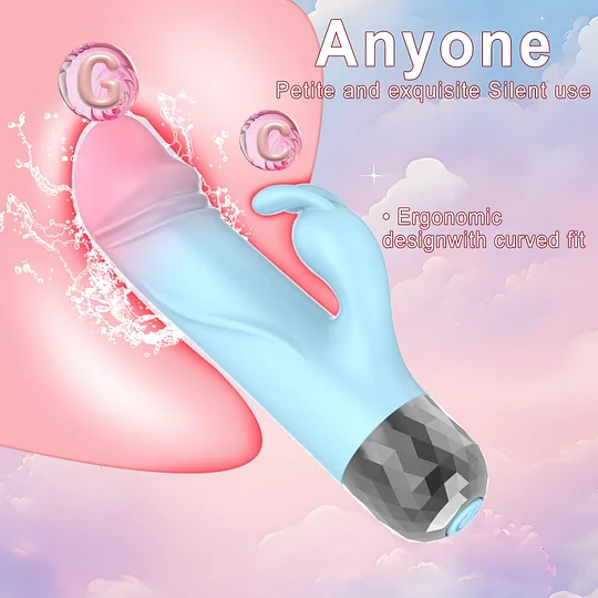 Pixie - Mini Rabbit Vibrator 9 Modes Powerful Bullet Dildo-IntimiLife