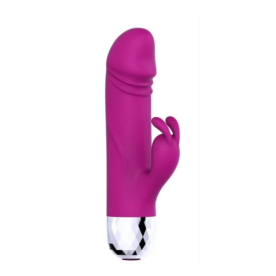 Compact mini rabbit vibrator with ergonomic design for comfortable handling