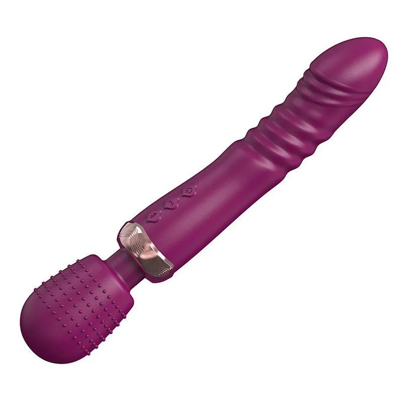 Close-up of thrusting mechanism and body-safe material texture
