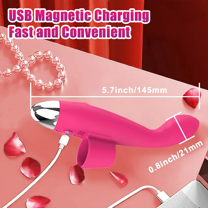 Close-up of finger-loop design for hands-free G-spot stimulation