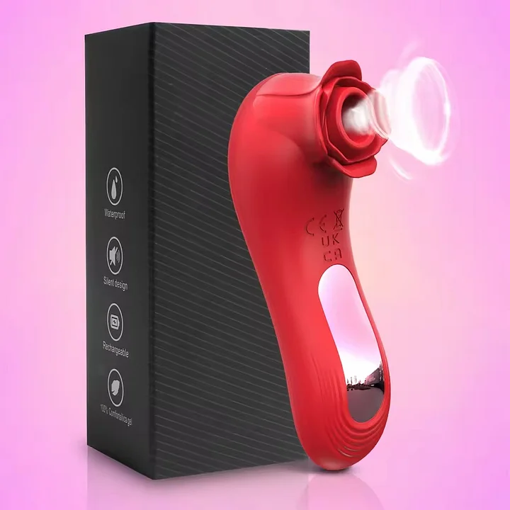 Bloomy Rose - Suction Vibrator With Strong Pulses For Clit And Nipple Pleasure-IntimiLife