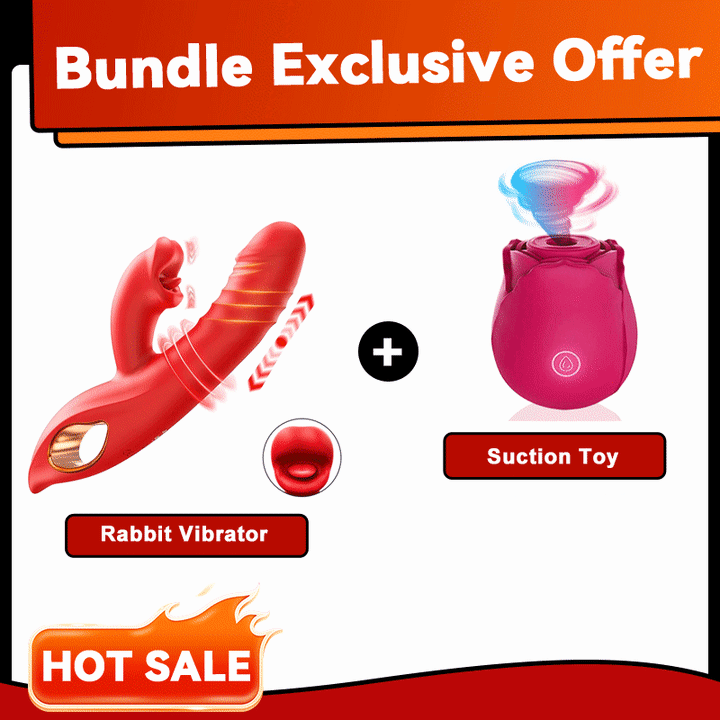 Thrya Rabbit – Dual-Action Rabbit Vibrator with Licking Tip & Deep Thrusting Shaft-IntimiLife