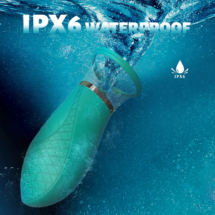 Vibrator demonstrating ergonomic grip and magnetic USB charging port