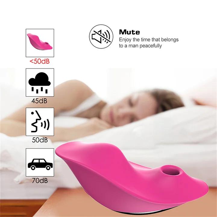 Smartphone app interface displaying 9 vibration and suction modes