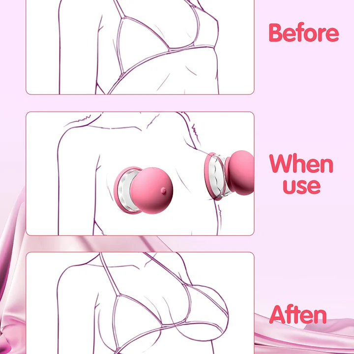 Nipple stimulator showing body-safe silicone construction and controls