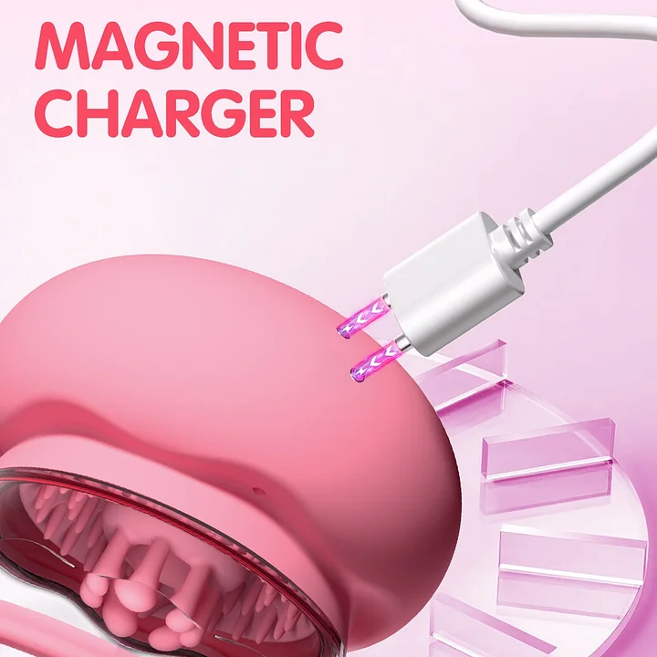 Nipple stimulator showing body-safe silicone construction and controls