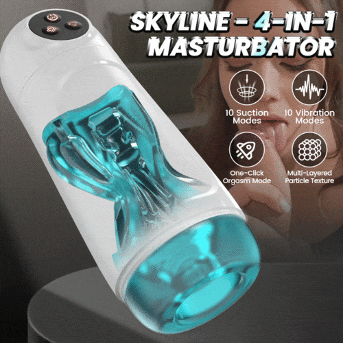 USB rechargeable masturbator with discreet design