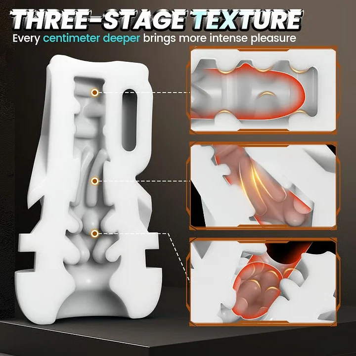3D textured surface detail of pleasure device