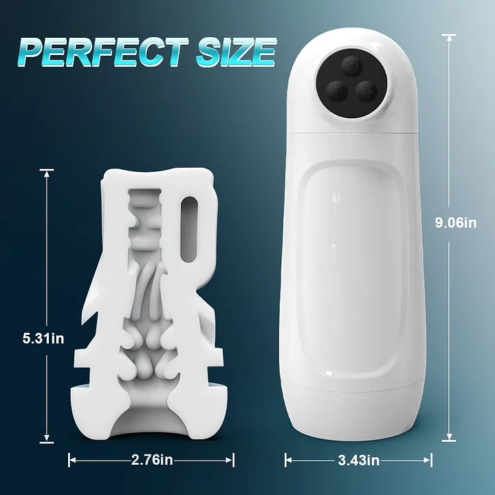 Waterproof adult toy showing multiple stimulation modes