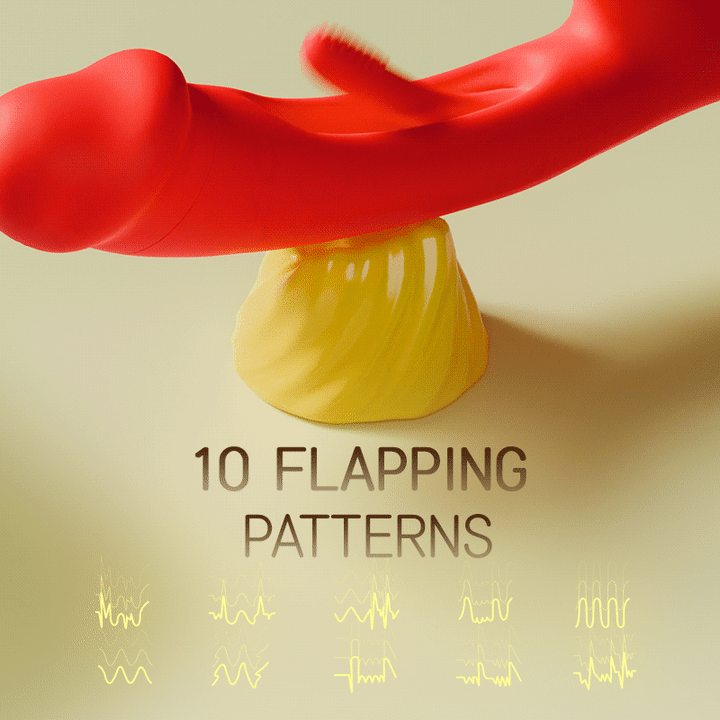 Flapmuse - Rabbit Vibrator Flapping Touch For G-spot & Clit Bliss-IntimiLife