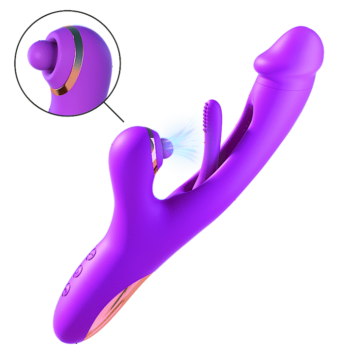Close-up of ergonomic shape and body-safe silicone material