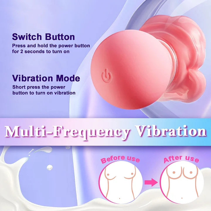 Compact nipple stimulator designed for comfortable fit