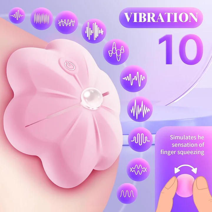 Close-up of soft silicone nipple clamps showing comfortable fit